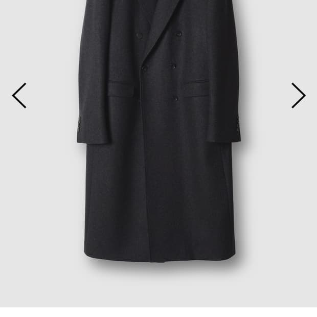 포커페이스 25fw CZAR COAT CHARCOAL BLACK