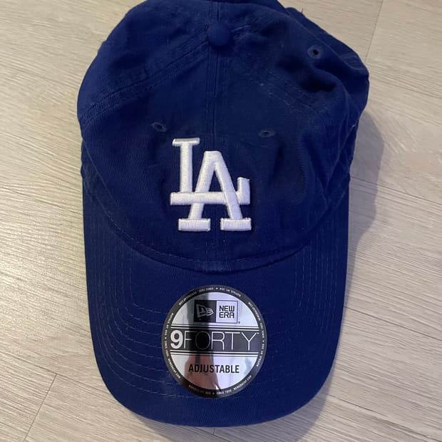 MLB 베이직 워시드 LA 다저스 언스트럭쳐 볼캡 로얄 블루