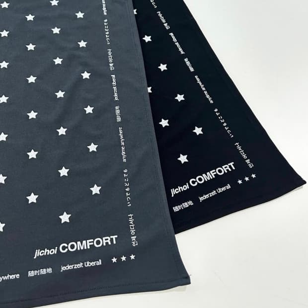 지초이 컴포트 반다나 차콜