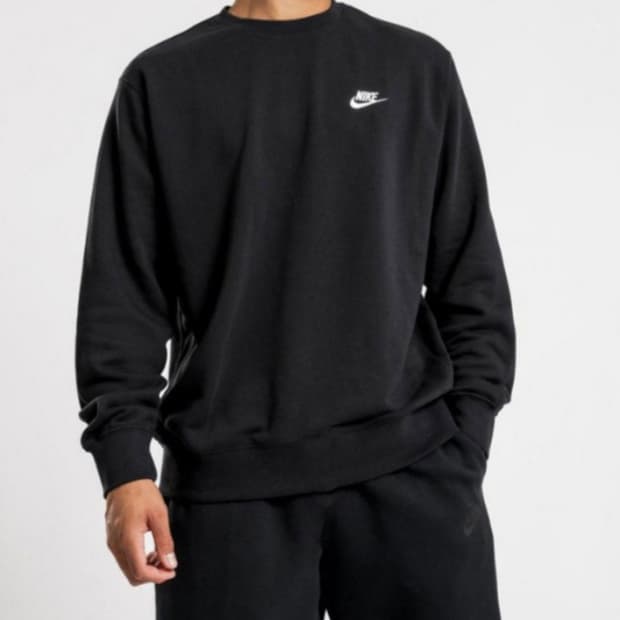 나이키 맨투맨 NSW 면 라운드넥 긴팔티 남여공용 맨투맨 커플티 트레이닝