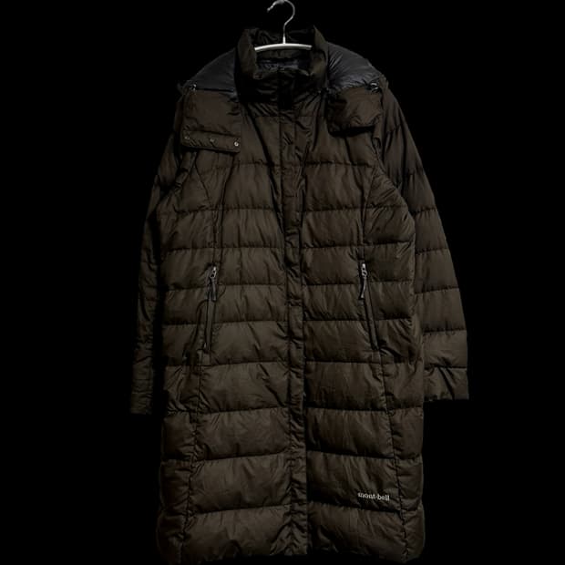 몽벨 브라운 롱패딩