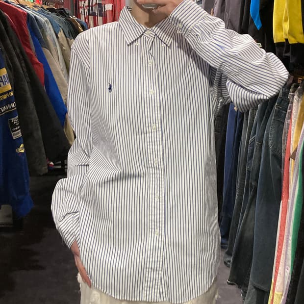 [IM] 폴로 랄프로렌 긴팔 셔츠 블루