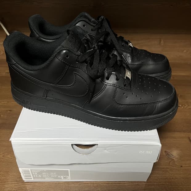 (280) 나이키 에어포스1 '07 트리플블랙