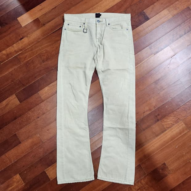 잭로즈 아메카지 웨스턴 세미 부츠컷 면바지 팬츠