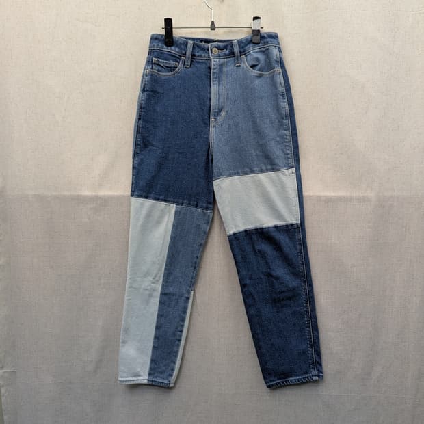 홀리스터 컬러 블록 데님 팬츠