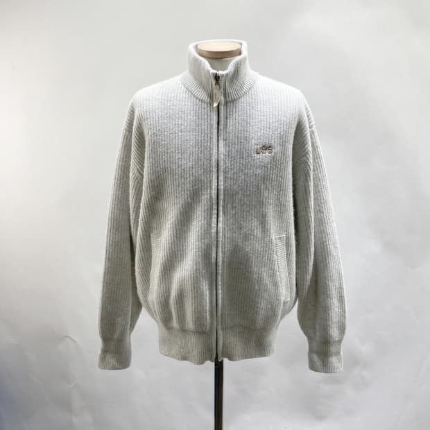 LEE 리 2024 남 하이넥 울집업가디건 베이지 M