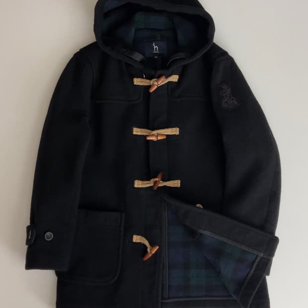 헤지스 후드 더플코트 100
