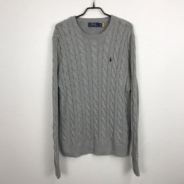 폴로 랄프로렌 꽈배기 니트 남성M (100)