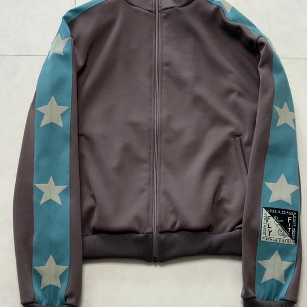 캐피탈 웨빙 트림 트랙 자켓