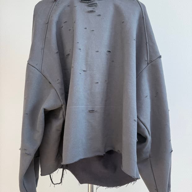 빈티지 디스트레스드 후드