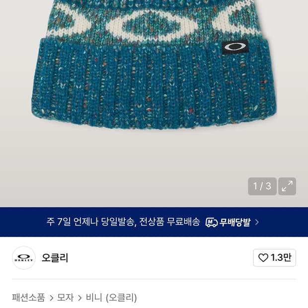 오클리 엘립스 비니