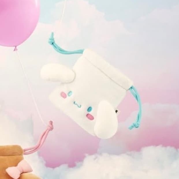 미쟝센X시나모롤 한정 콜라보 모카 시나모롤 파우치