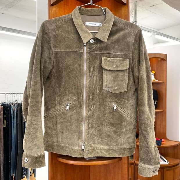 논네이티브 스웨이드 자켓