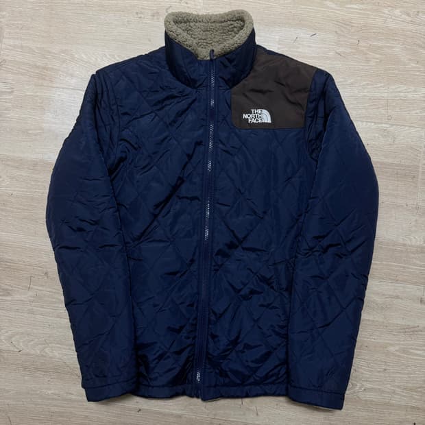 노스페이스 리버시블 양털 후리스 플리스 퀼팅 자켓