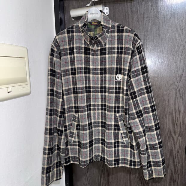 1999 bape 베이프 체크 집업