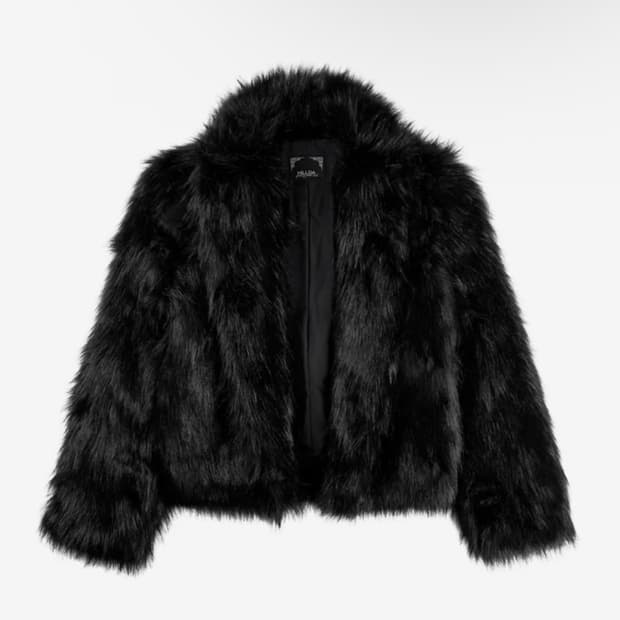 힐다 버클 숄 퍼자켓