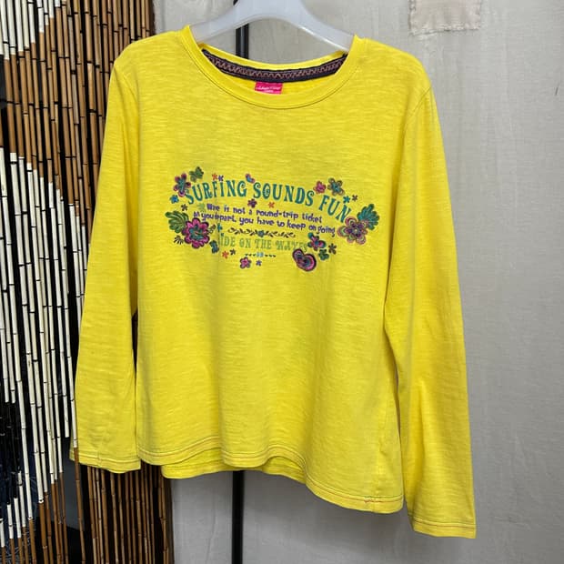 kissmark 꽃 자수티