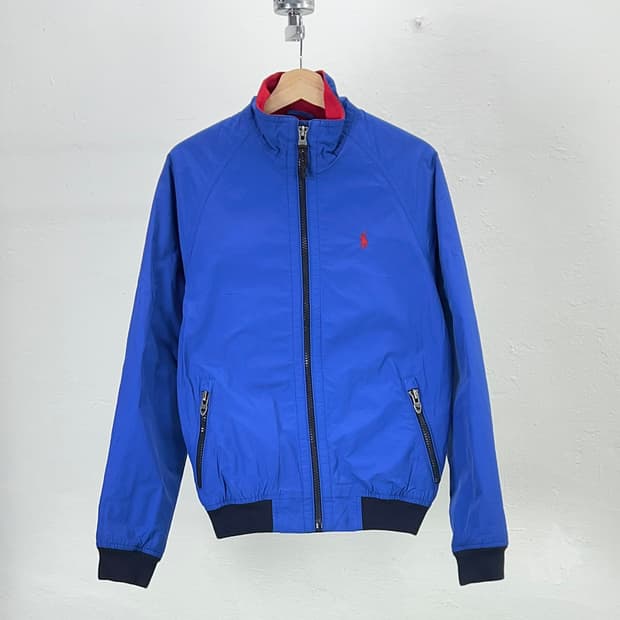 폴로 랄프로렌 스포츠맨 코발트 블루 마운틴 패커블 봄버 자켓