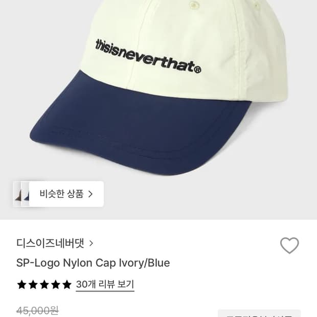 디스이즈네버댓 모자