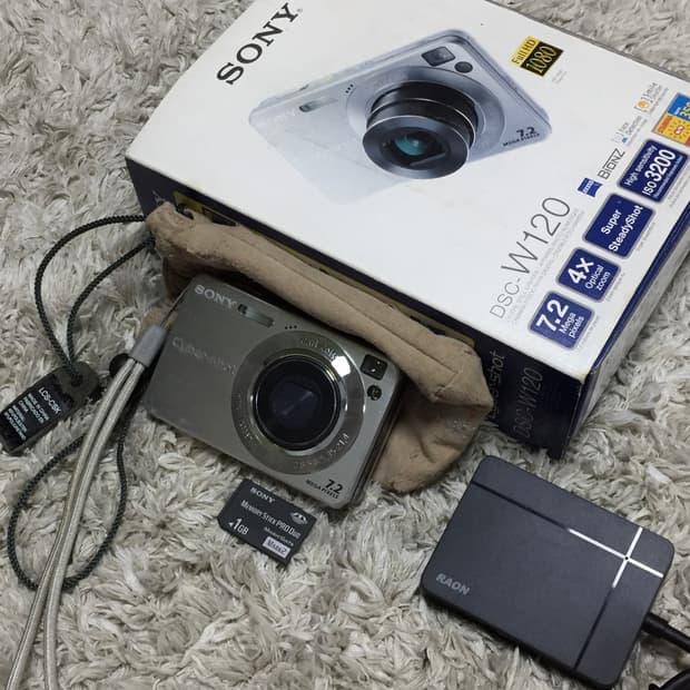 소니 사이버샷 dsc-w120