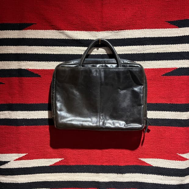 Leather briefcase bag / 가죽 서류 가방 , 토트백
