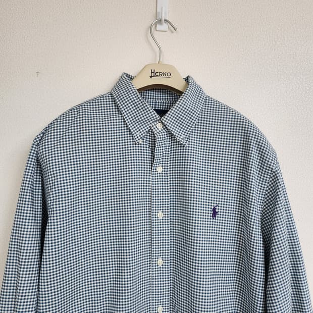 폴로랄프로렌 깅험체크셔츠 (L