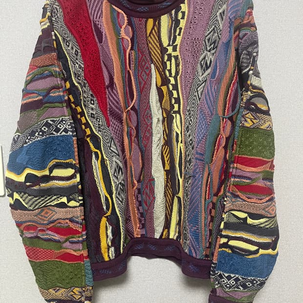 쿠지 케이블 니트