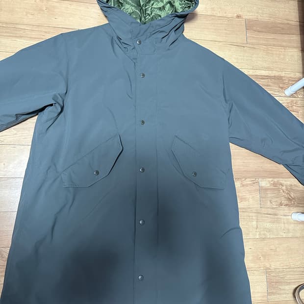 유니클로 엔지니어 가먼츠 후드코트 다크그린 L유니클로 엔지니어 가먼츠 후