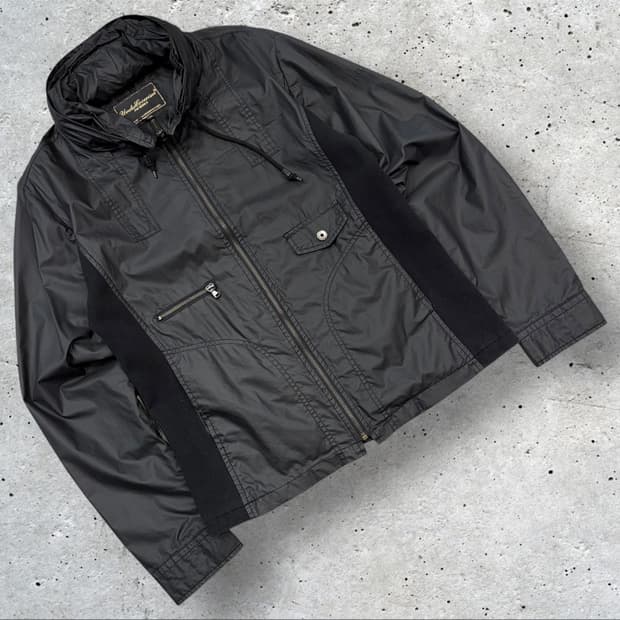 [50] 언더커버리즘 빈티지 블랙 바람막이 집업 자켓 B747