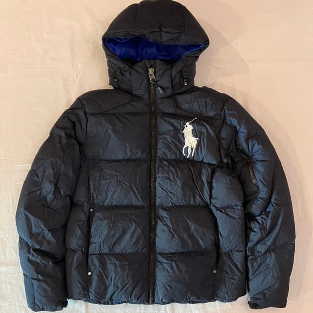 폴로 랄프로렌 빅포니 치프키프 패딩 네이비