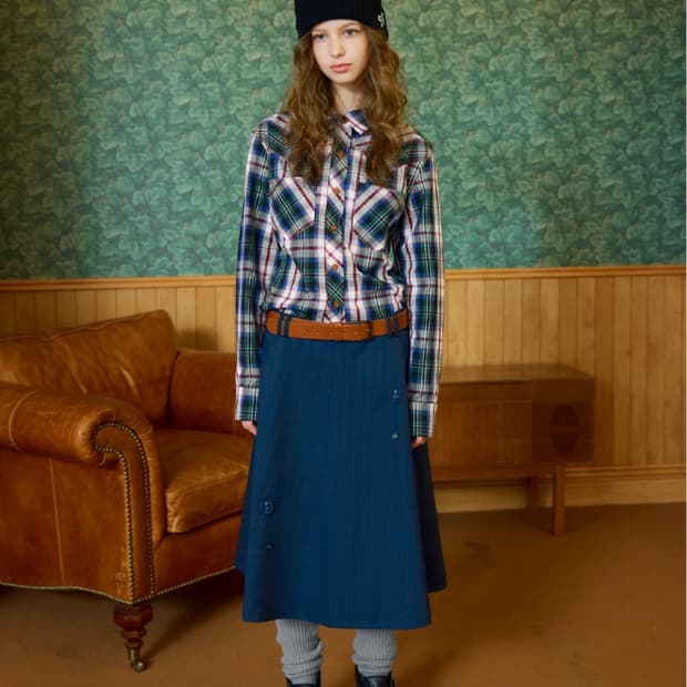 헤레틱 웨스턴 체크셔츠