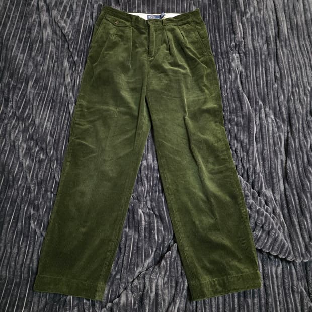 폴로 코듀로이 휘트먼팬츠 카키 32/32