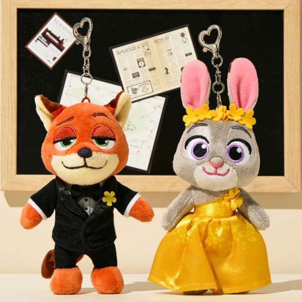 주토피아 닉 주디 인형 일괄