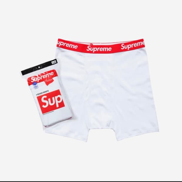 슈프림 박서 브리프 팬티 m