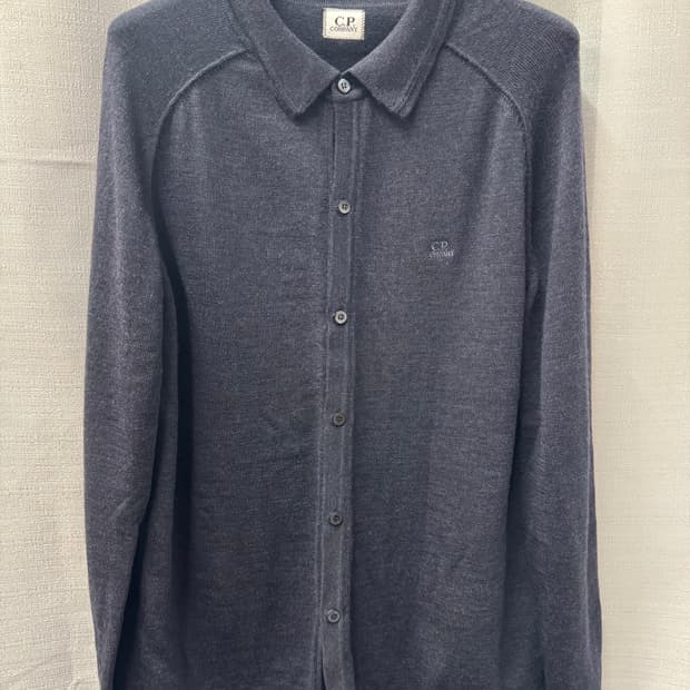 C.P컴퍼니 로보자수 니트 카라 가디건 M~L(남여공용)