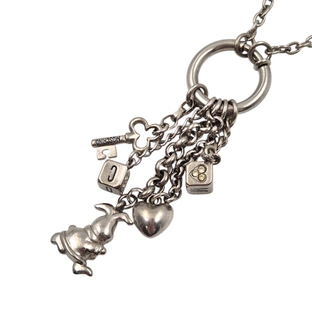 04s 이탈리아 모스키노 토끼 주사위&열쇠 목걸이