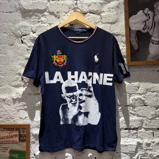 폴로 포니 에스파냐 스페인 LA HAINE 커스텀 반팔 티셔츠