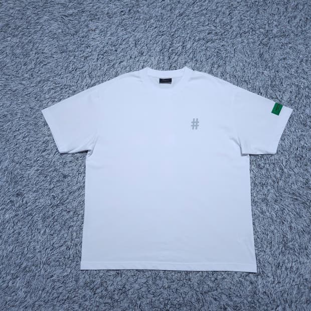 빈트릴) XL 남자 해시태그 반팔라운드티 / 왕눈이샵