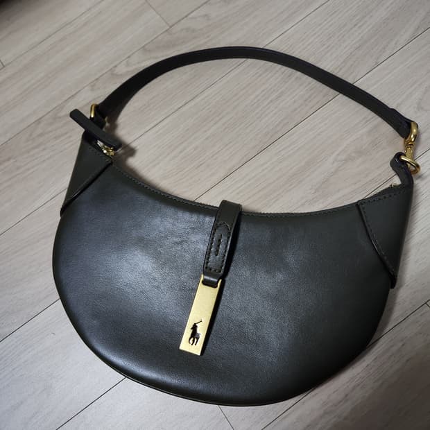 폴로 랄프로렌 ID카프스킨 미니 숄더백