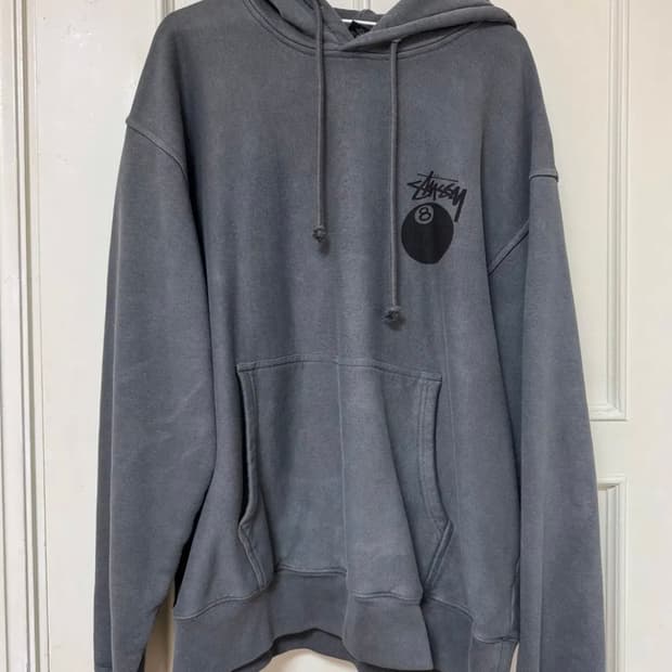 스투시 8볼 후드티 L