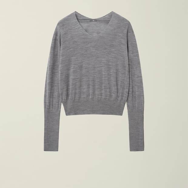 Ee 브이넥 울니트