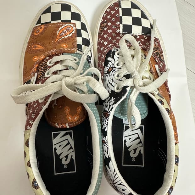 반스 타이거 패치워크 에라 신발 225
