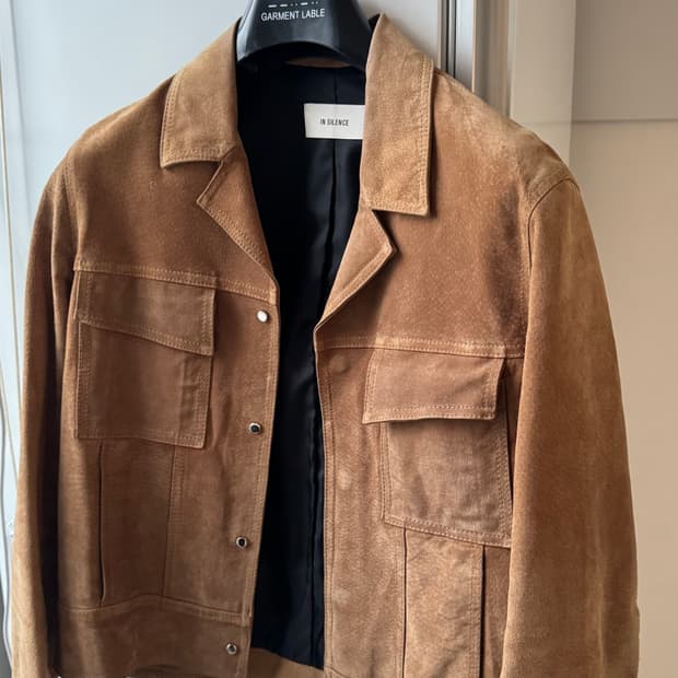 인사일런스 스웨이드 자켓 브라운 💥리얼스웨이드!