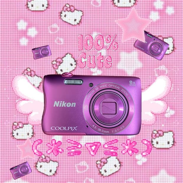 연예인픽🎀)니콘 COOLPIX S3700 핑크 디카