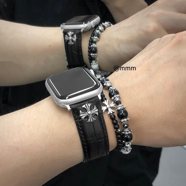[Unisex] 원석 비즈 크라운 팔찌