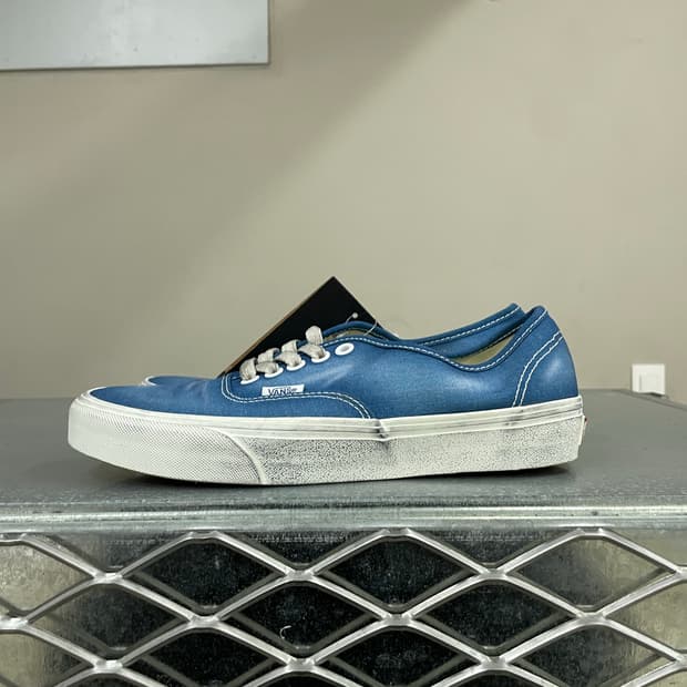 반스 어센틱 웨이브 워시드 블루 250(새상품)