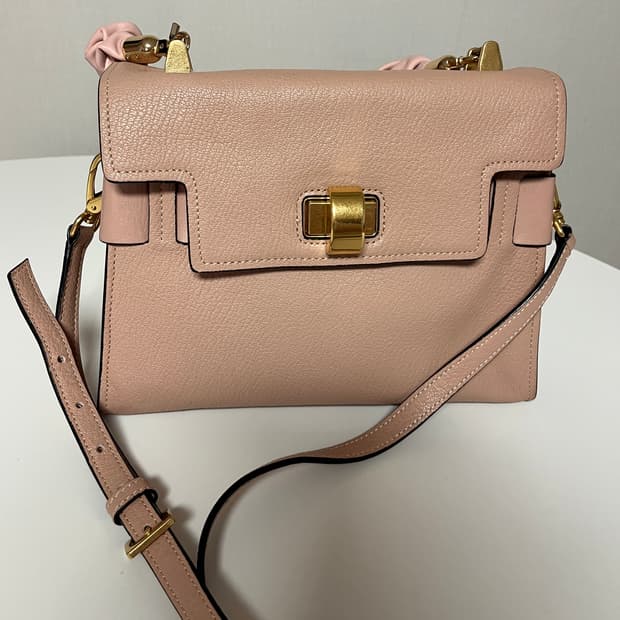 정품 미우미우 탑핸들 숄더백