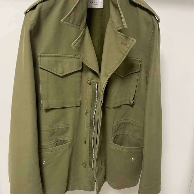 산드로 밀리터리 자켓