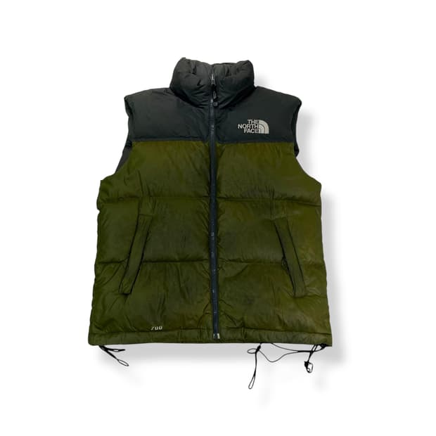 100 노스페이스1996 카키 눕시 조끼 패딩