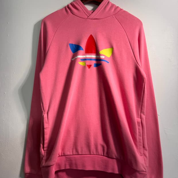 ADIDAS 아디다스 핑크 후드 키즈XL C509